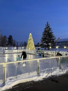 Opening night at Ice Rink at Chester Park