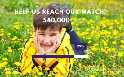 Help Us Reach Our $40,000 Match!
