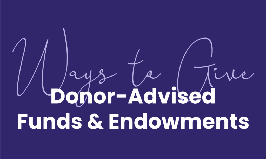 Ways to Give by The Almanor Foundation -Donor-Advised Funds & Endowments