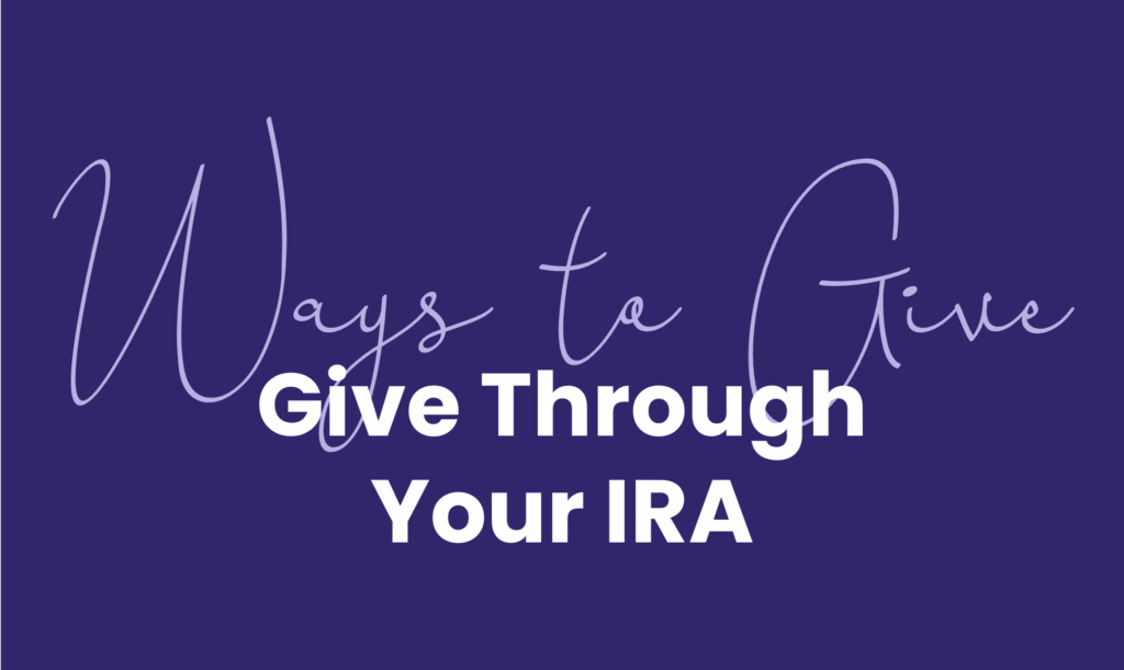 Ways to Give by The Almanor Foundation - IRA