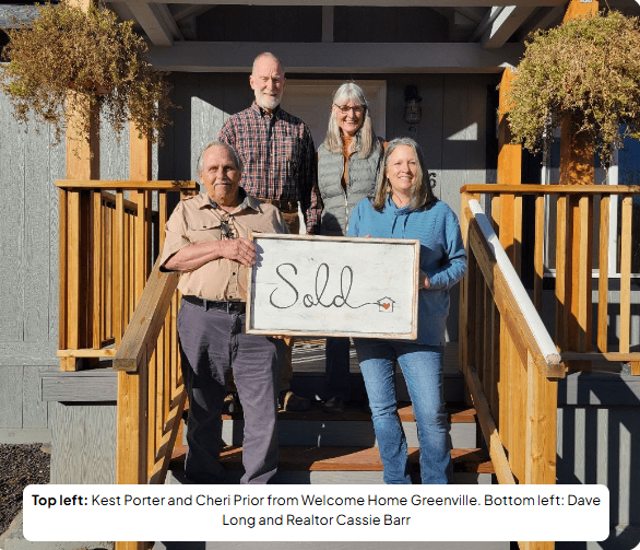 The first completed Welcome Home Greenville house at 166 Hot Springs Road supported a Dixie survivor.