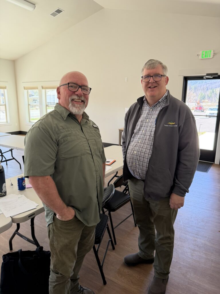 Gary McFarland, Plumas Rural Services and Kevin Trutna, Feather River College, President and Plumas Housing Council Member